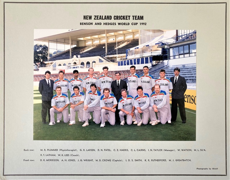 Photo New Zealand Cricket team at the Benson and Hedges World Cup