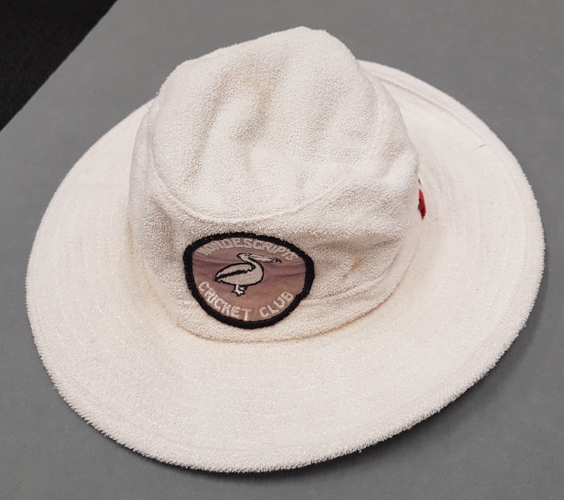 Hat: Nondescripts Cricket Club, towelling wide brim