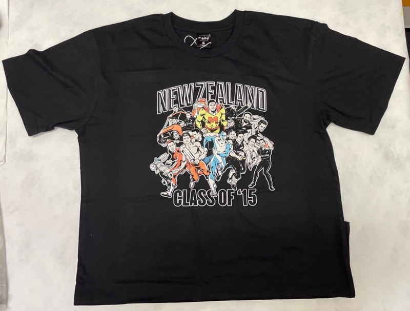 T-Shirt: Mr Vintage, "New Zealand Heroes" Cricket World Cup Design