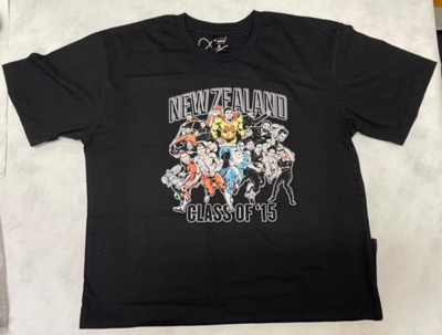 T-Shirt: Mr Vintage, "New Zealand Heroes" Cricket World Cup Design image item