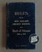 Book: Rules of the New Zealand Cricket Council and Roll of Honor; 1895 to 1913; New Zealand Cricket Council; 1913; 2016.1.7