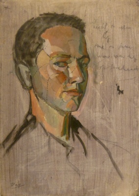 Unfinished Self Portrait c. 1948; Melvin Day; c. 1948; 2015.007