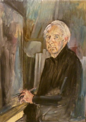 Self Portrait after stroke; Melvin Day; c. 2009; 2015.011