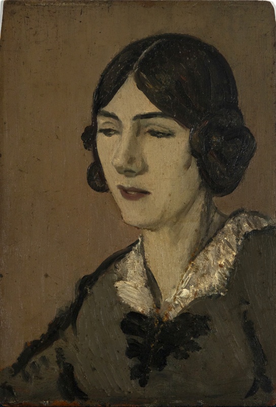 Study for Girl in a Lace Collar ; Raymond McIntyre; c.1913; 2024.005