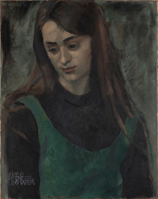 Portrait of a Young Woman ; Olivia Spencer-Bower; c. 1940s; 2024.006