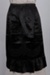 Apron, Waist, Black satin with piping detail; Unknown maker; 1890-1910; RI.TL94.11B