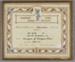 Framed certificate, Bowls Champion Pairs, Eade and McMurtrie; Unknown printer; 1947; RI.FW2021.533