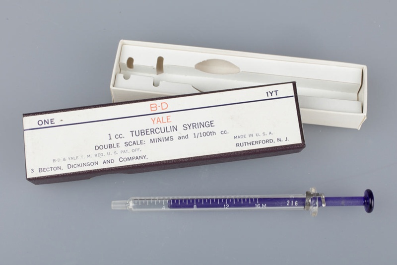 Syringe, Tuberculin, 1cc; Becton, Dickinson & Co.; 19301960; RI.0000.
