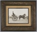 Framed photograph, Maurice Forde on Tisbury Dairy Cart; Blaikie, William Nicol; 1930; RI.FW2021.006