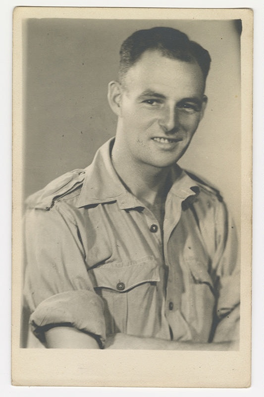 Photographic postcard, John Wallace (Jack) Bickley.