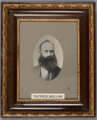 Framed photograph, Patrick Mullan; The Hardie Shaw Studios; 1890-1910; RI.FW2021.034