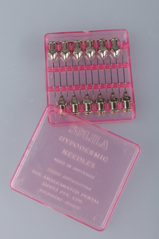 Needles, Solila, Hypodermic 22 gauge; The Amalgamated Dental (Aust