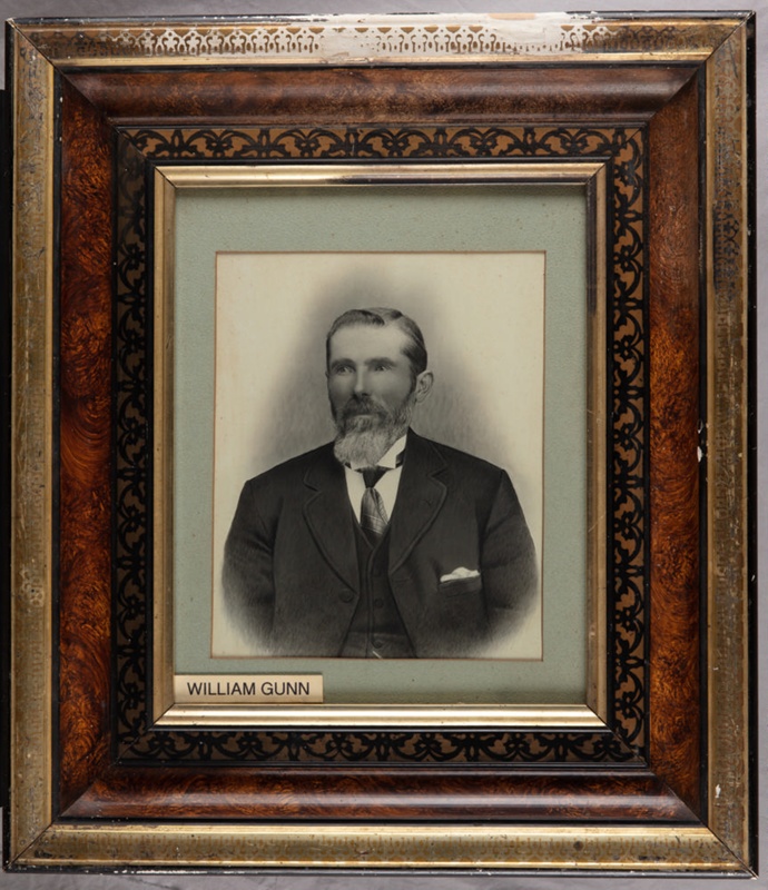 Framed Photograph, William Gunn; Unknown Photographer; 1885-1895; RI ...