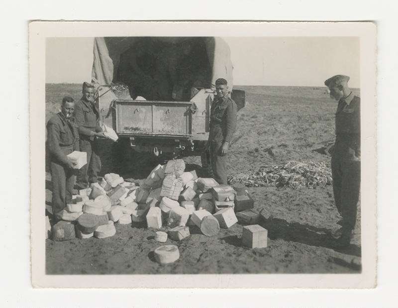 Photograph, Special delivery in the Desert 1940s.