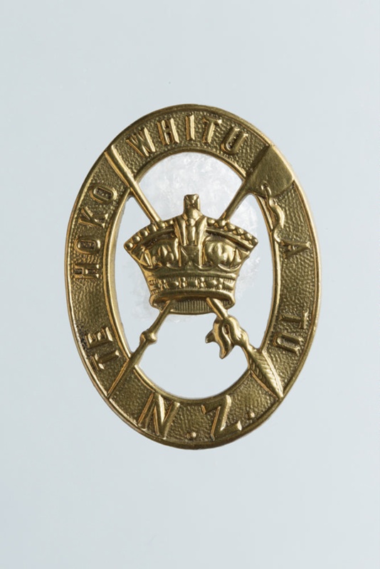 Badge, Hat, New Zealand (Māori) Pioneer Battalion; Unknown maker; 1917