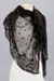 Shawl, Black lace; Unknown maker; 1800-1960; RI.0000.163