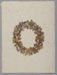 Flowers, Dried, Wreath from Queens Park, Glasgow; Dunlop, Mary B.; 1907; RI.W2017.3616.28