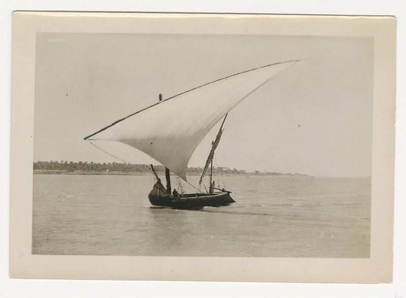 Photograph, Felucca, North Africa 1940s