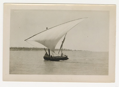 Photograph, Felucca, North Africa 1940s image item