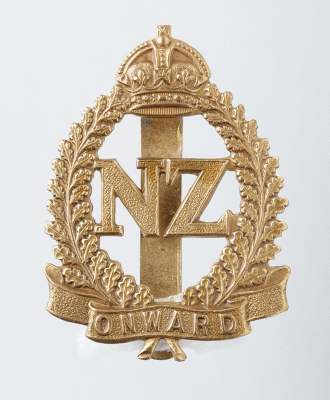 Badge, Cap, New Zealand Expeditionary Force; Unknown maker; 1914-1945 ...