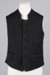Waistcoat, Men's, Part of three-piece suit; Unknown maker; 1850-1900; RI.CL94.18
