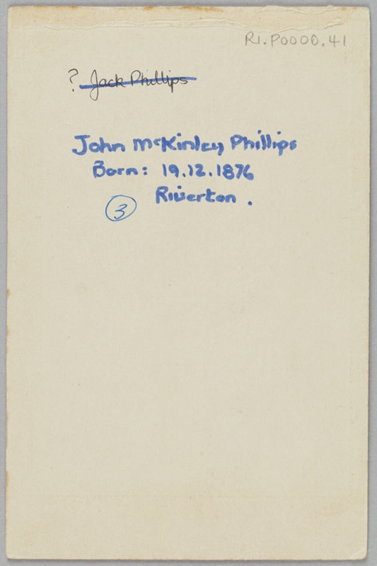 Photograph, John McKinley Phillips; Campbell, Charles; 18961906; RI