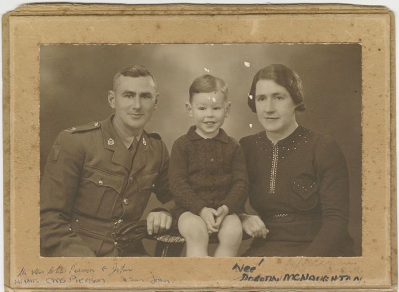 Photograph, Charles and Dorothy Pierson and son John; Unknown ...