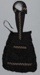 Apron, Black taffeta with embroidered trim and collar; Unknown maker; 1890-1910; RI.CL94.86