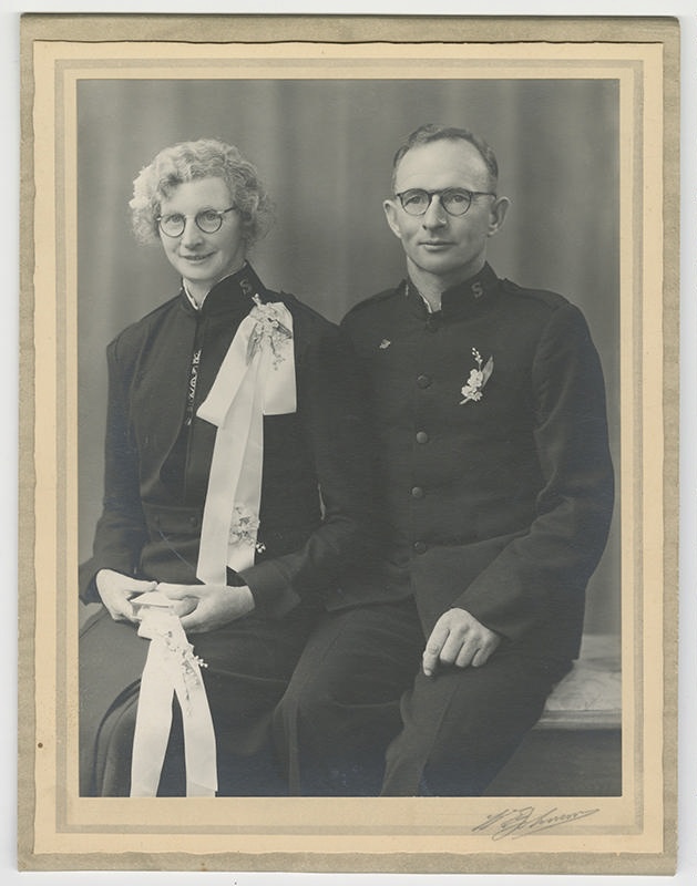 Photograph, George & Annie Blee, Wedding 1951.