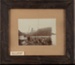 Framed photograph, S.S. Waikare aground rocks before sinking; Muir & Moodie; 1910; RI.FW2021.060