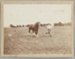 Photograph, Man runs with horse; Unknown photographer; 1908-1909; RI.P0000.68