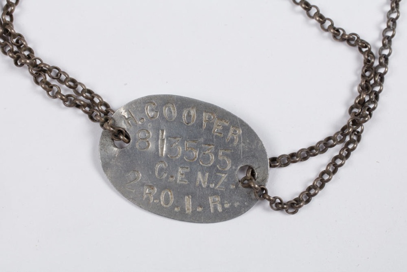 Identification tag, Henry Cooper