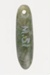 Hei pounamu, Īnanga, Nephrite pendant; Unknown Kaimahi pounamu (pounamu worker); 1250-1900; RI.W2012.3223