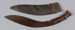 Knife, Kukri (Gurkha knife) and scabbard; Unknown maker; 1870-1920; RI.RT66