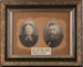 Framed photograph, Portraits of William and Annie Mollison; Unknown photographer; 1870-1890; RI.FW2021.163