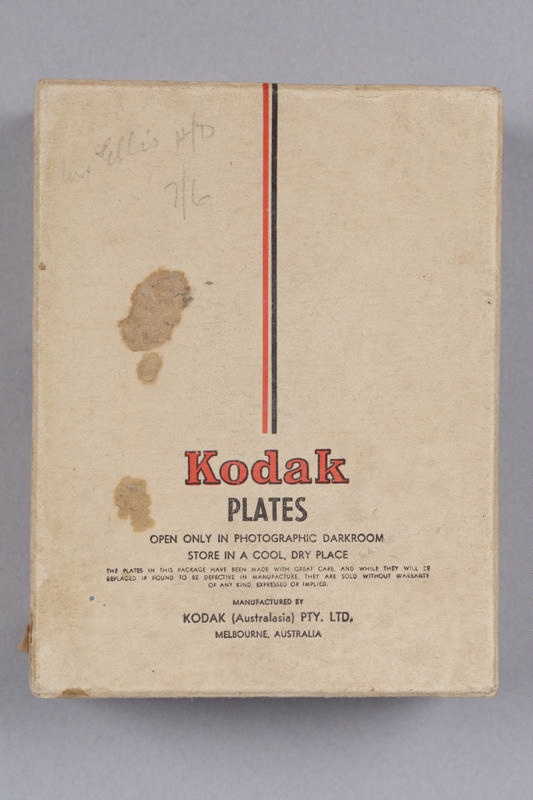 Photographic plates, Glass; Eastman Kodak Company; 19301960; RI.W2003