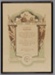 Framed certificate, Lance Corporal Reuben A. Lockett; Borough of Riverton; 1946; RI.FW2021.039
