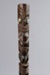 Turuturu, Weaving peg, Wooden with pāua shell eyes; Unknown Kaiwhakairo (Carver); 1250-1900; RI.MA5.2