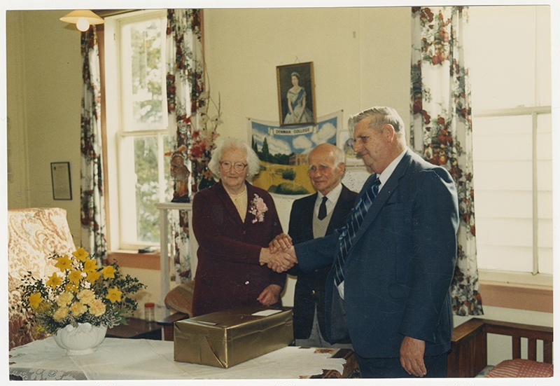 Photograph, Victor and Agnes Stevens with Harry Hill