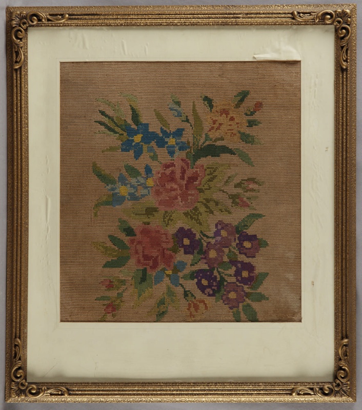 Framed Tapestry, Made By Margaret Welsh (née Crooks); Welsh, Margaret ...