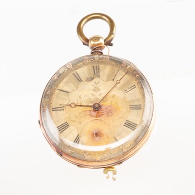 Watch, Fob, Sinking of 'Marquette'; Unknown maker; 1900-1915; RI.W2002.1768