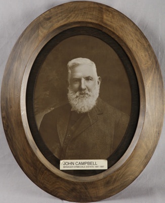Framed photograph, Portrait of John Campbell; Unknown photographer; 1890-1910; RI.FW2021.102