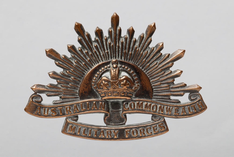 Badge, Collar, Rising Sun, Australian Commonwealth Military Forces ...