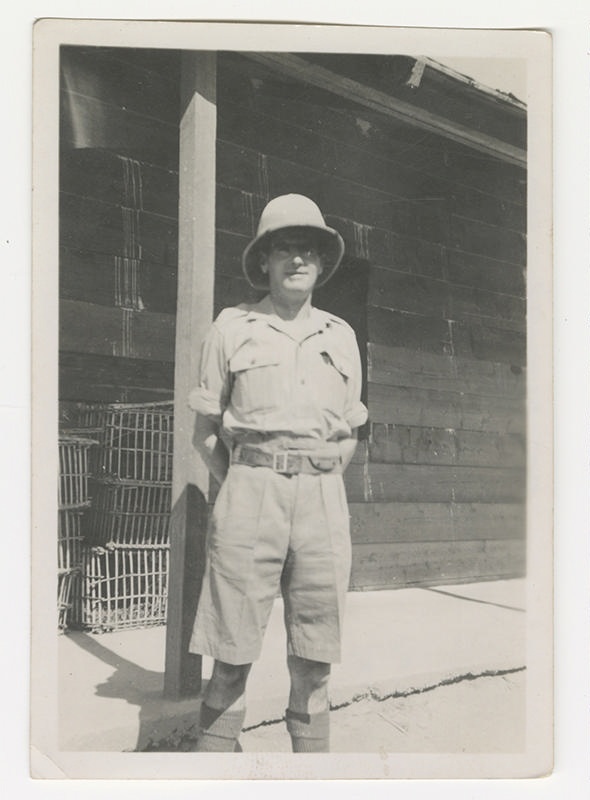 Photograph: A soldier H H Mcnamara