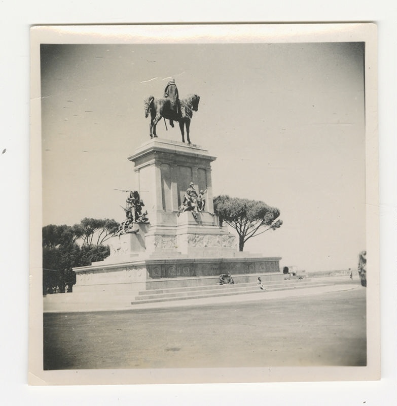 Photograph, of the Garibaldi Monument in Rome, Italy.