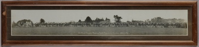 Framed photograph, Southland Champion ploughing match; Blaikie, William Nicol; 1933; RI.FW2021.339
