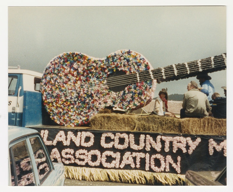 Photograph, Southland Country Music Assoc float in a parade.