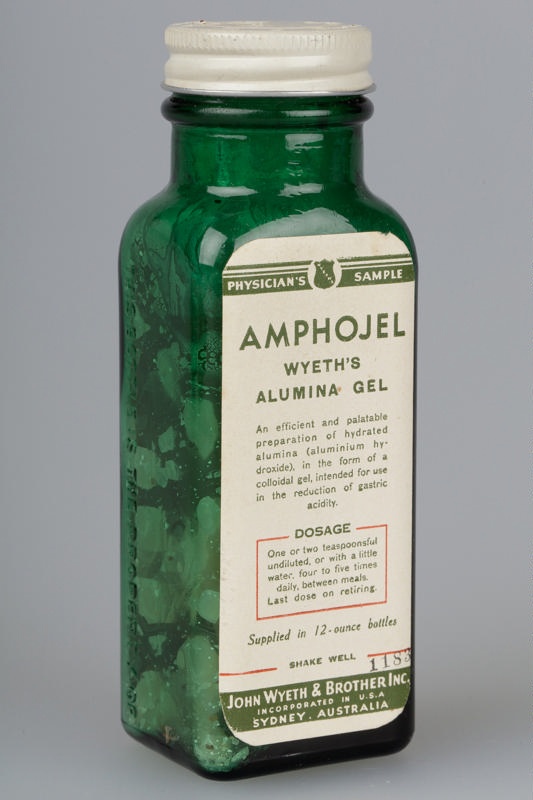 Bottle, Medication, 'Amphojel'; John Wyeth & Brother Inc.; 1900-1955 ...