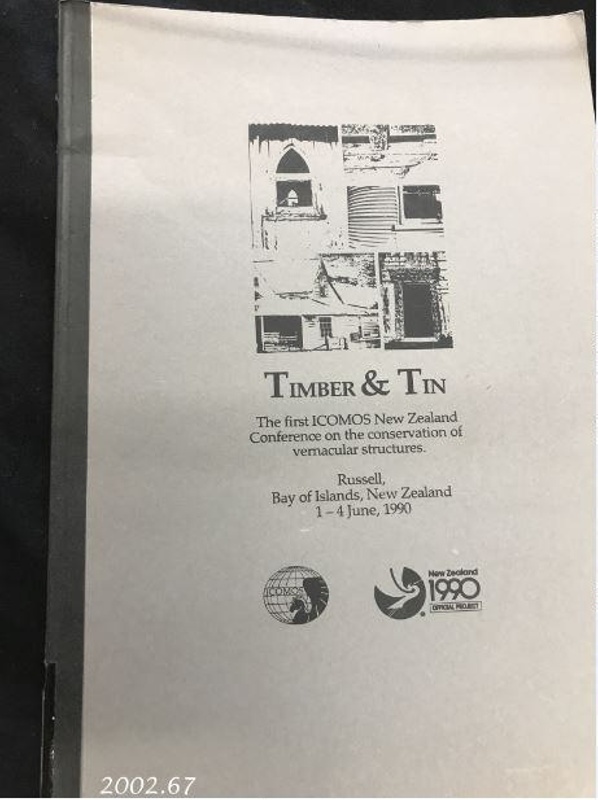 Book, Timber & Tin; David Reynolds; 1992; 0-473-01409-2; 2002.67 | eHive