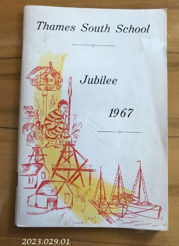 Book, Jubilee 1967; Thames South School; 1967; 2023.029.01 on NZ Museums